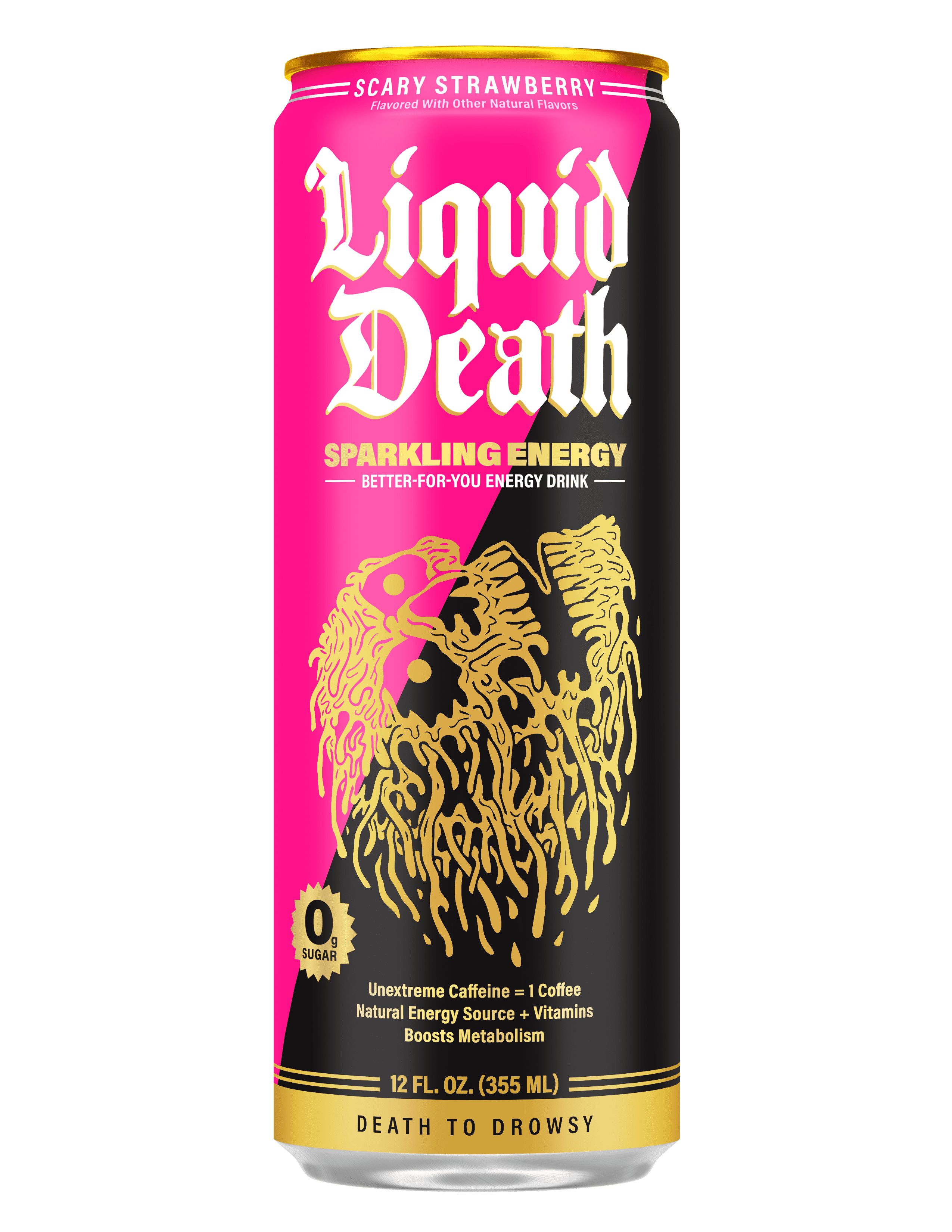 Liquid Death Scary Strawberry