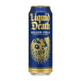 thumbnail image 1 of Liquid Death, Killer Cola, Soda-Flavored Sparkling Water, 19.2 oz King Sized Can, Low Calorie & No Artificial Sweeteners, 1 of 2