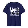 thumbnail image 1 of Liquid Death T-Shirt Casual Tee Shirts For Men, 1 of 6