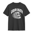 thumbnail image 1 of Liquid Death T-Shirt Casual Tee Shirts For Men, 1 of 6