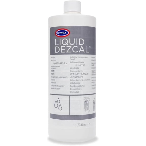 Liquid Dezcal Activated Descaling Solution - 33.6 Ounce (8 Uses) - For Use With Keurig 1.0/2.0, Home Coffee and Machines, Kettles, Garment Steamers