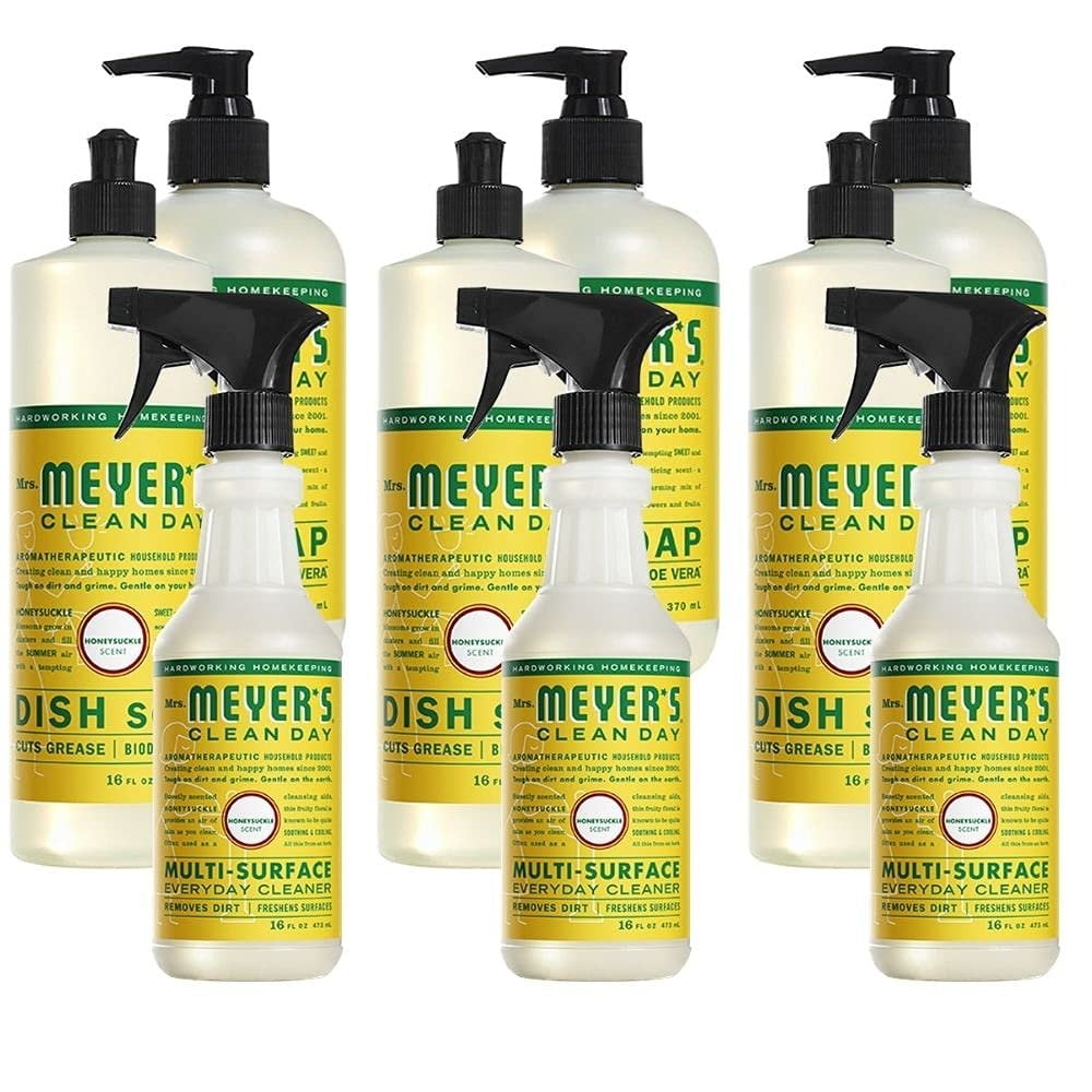 Liquid Dish Soap, Liquid Hand Soap, Multi surface cleaner Combo, 3 Pack Liquid Dish Soap, 16 OZ Each Pack, 3 Pack Liquid Hand Soap, 12.5 OZ Each Pack, 3 Pack Multi surface cleaner, 16 OZ Each Pack,...