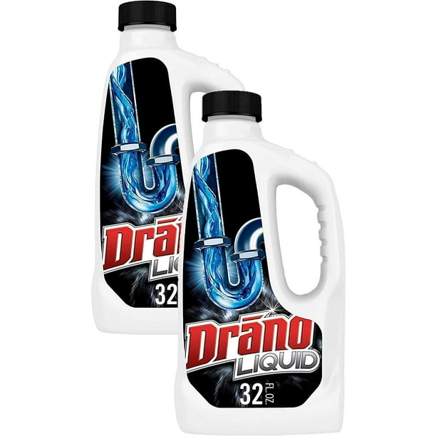 Liquid Drain Cleaner, 32oz Safety Cap Bottle, 1Each Walmart Business