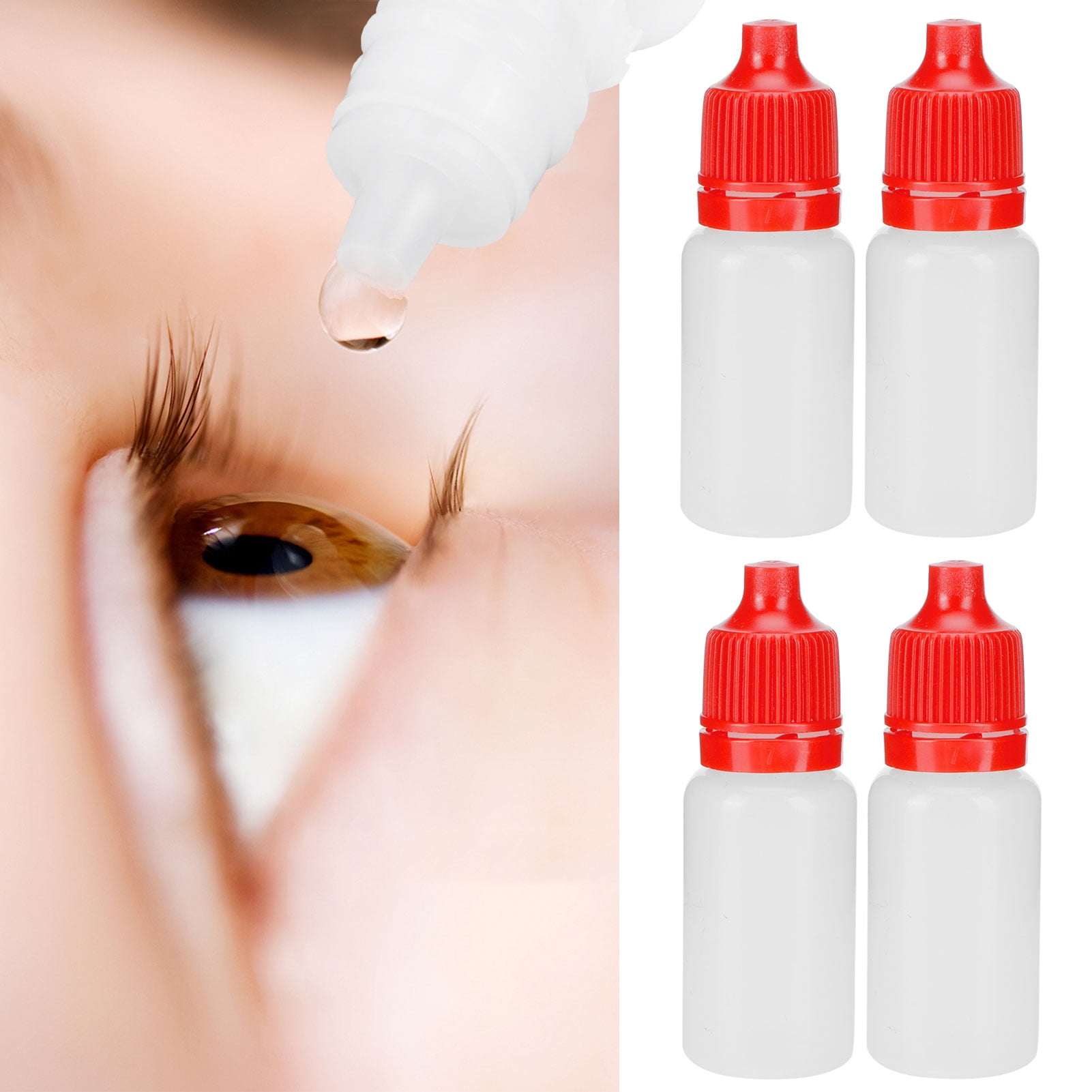 Liquid Dropper Bottle, Refillable Drop Bottle, Eye Drops Container, For