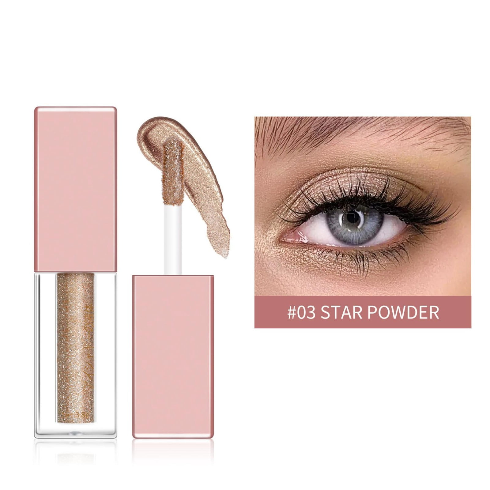 8 color natural eye shado lasting pearlescent eye... Liquid Eye Shadow, Pearlescent Eye Shadow, Long-Lasting Glitter Liquid ...