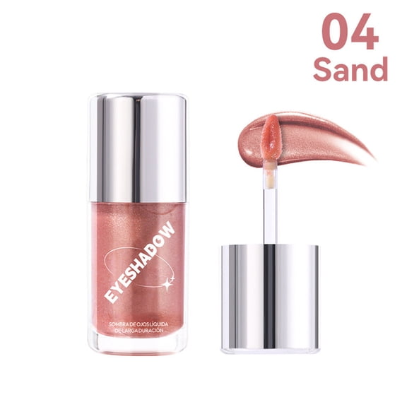 Liquid Eyeshadow, Long-Lasting Eye Shadow, Pigmented Glittery Eye Makeup for All Day Wear, Smudge-Proof Non-Cakey formula, Easy to Apply, Buildable Coverage