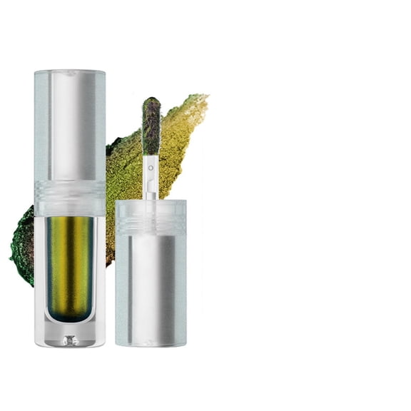 Liquid Eyeshadow Multicolor Shimmer Glitter Long Lasting Non Smudging Waterproof High Gloss Makeup Eye Shadow Duo Chrome Shifting Metallic 1.5g