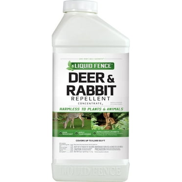 Liquid Fence Deer & Rabbit Repellent Concentrate, 40-Ounce, 6-Pack