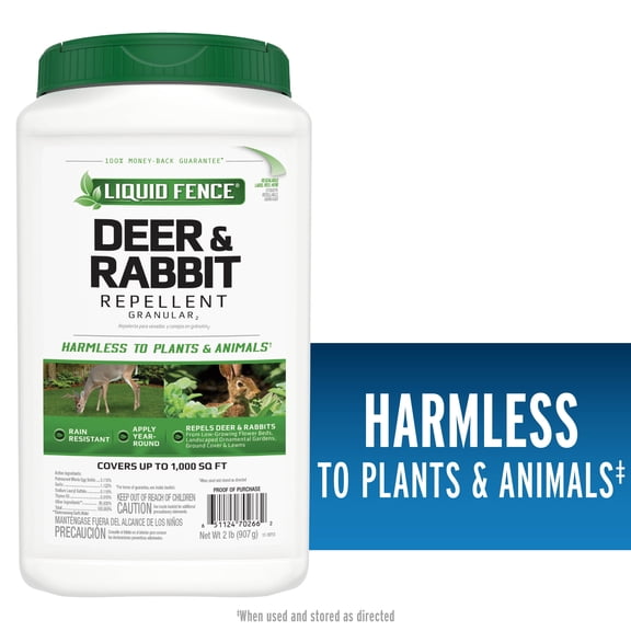 Liquid Fence Deer And Rabbit Repellent Granular, 2 Pounds