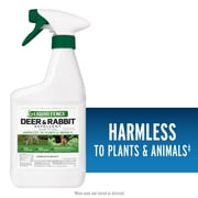 Liquid Fence HG-71126 Ready-to-Use Deer Rabbit Repellent Spray, 1 Quart