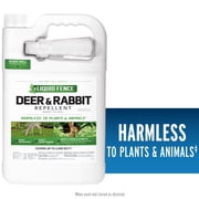Liquid Fence Deer and Rabbit Repellent, Ready-to-Use Spray, 1 Gallon