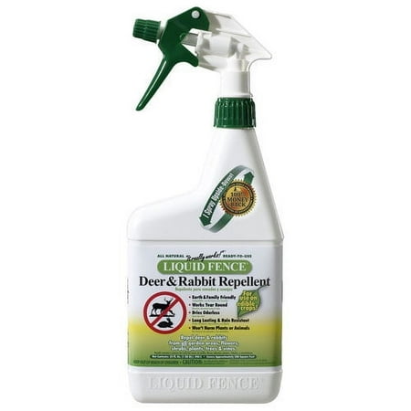 Liquid Fence Ready-to-Use Deer & Rabbit Repellant, 32 Oz.
