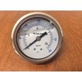 Liquid Filled 300 PSI Air Pressure Gauge Center Back Mount Mnt with 2.5