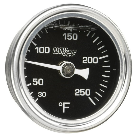 Liquid Filled Black Face Mechanical Temperature Gauge
