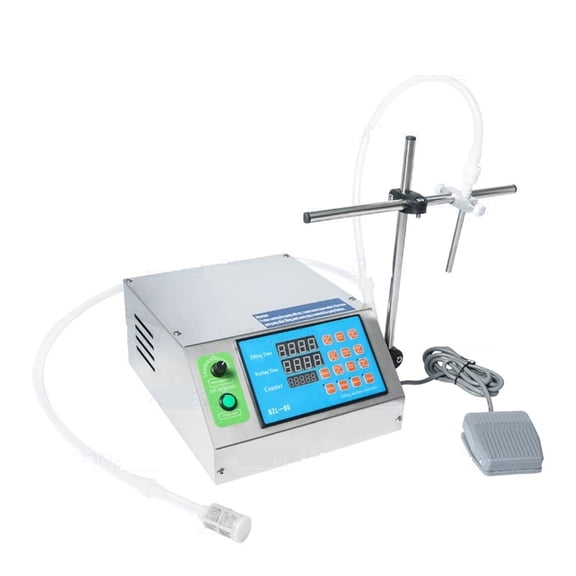 Liquid Filling Machine Semi-automatic Diaphragm Pump Drink Bottle Beverage Juice Soy Sauce Soya Milk Packaging ,Support Speed Adjustment