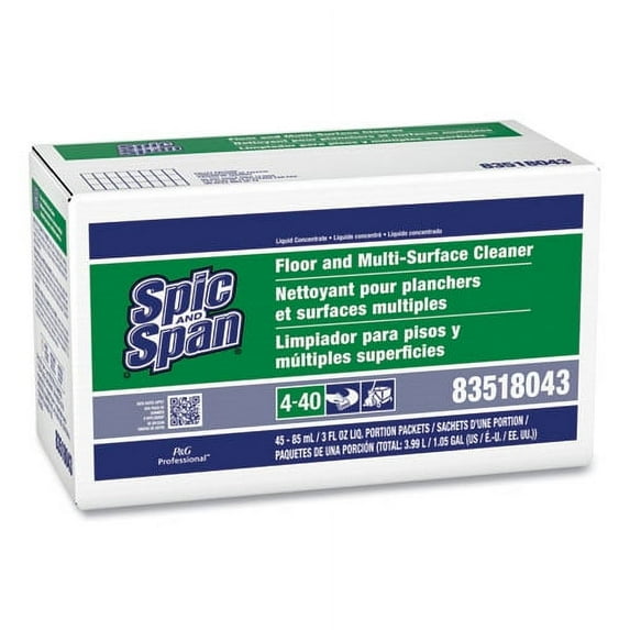 Liquid Floor Cleaner, 3 Oz Packet, 45/carton | Bundle of 2 Cartons