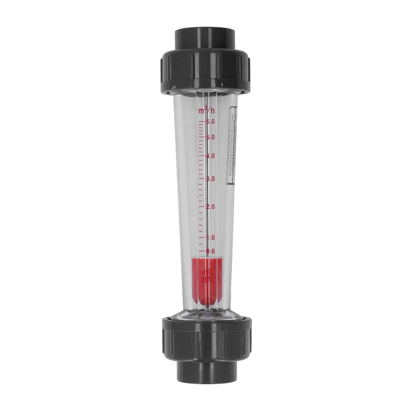 Liquid Flow Meter High Accuracy ABS Plastic Tube Design 0.6?6m3/h Water ...