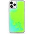 thumbnail image 1 of Liquid Fluorescent Case for iPhone 15 Pro,Luxury Fun Glow in The Darkness Quicksand Clear Hard PC + Soft TPU Bumper Luminous Shockproof Protector for iPhone 15 Pro Green, 1 of 12