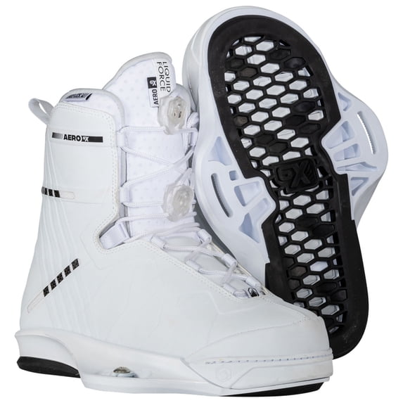Liquid Force Aero 6X Wakeboard Bindings (White) 2024