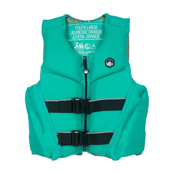 Liquid Force Lanai Youth CGA PFD LRG Teal (64 - 88lbs)