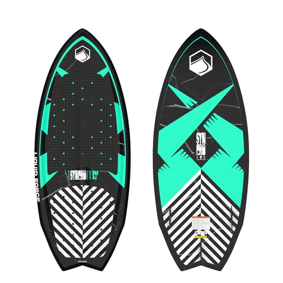 Liquid Force Syncro Wakesurf 53" Board - Cross Over Style