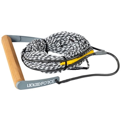 Liquid Force Team w/ H-Braid Wakeboard Rope & Handle Combo [Grey/Tan] 70'