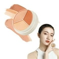 Liquid Foundation Makeup 20g Triple Shade Creamy Concealer Long Lasting