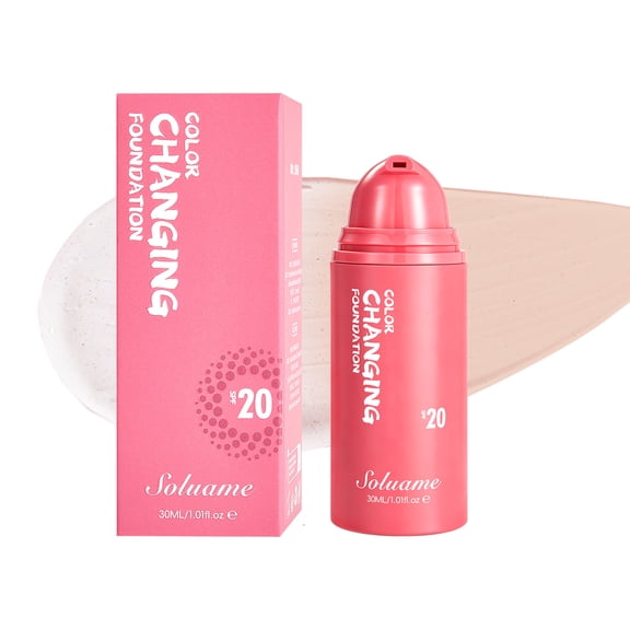 Liquid Foundation Makeup for Women, Colour Changing Foundation, Conceals Imperfections and Evens Out Skin Tone, Creates a Natural Flawless Makeup, SPF 20, All Skin Tones, 1.01 Fl Oz