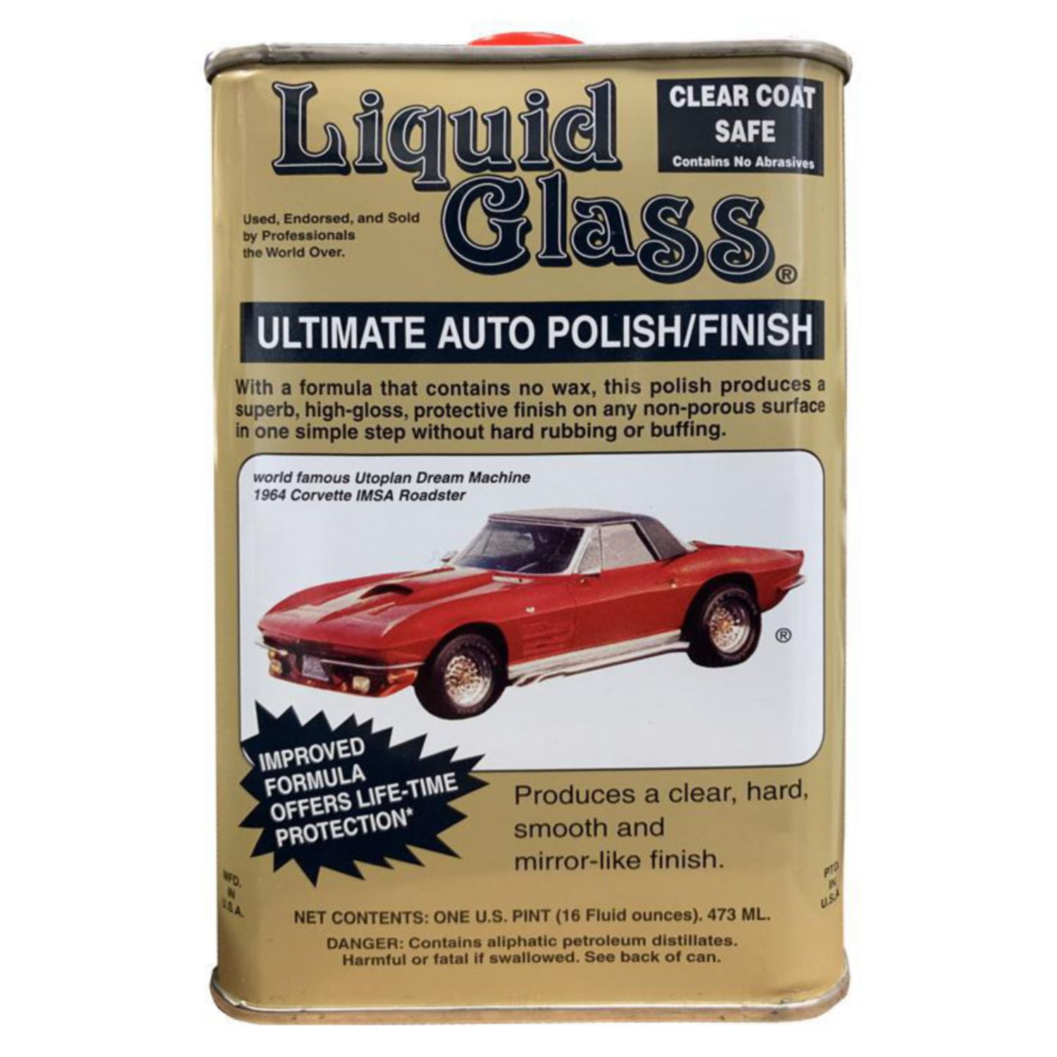 Liquid Glass Ultimate Polish & Finish: Original Formula-New Packaging, No  Wax or Silicone, 16 OZ