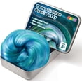 thumbnail image 1 of Joyfy 4.2oz Peacock Blue Pearl Putty, Non-Sticky Sensory Slime, Fidget Toy for Kids and Adults, Stress Relief Gift, Water-Based Stretch Putty, 1 of 8