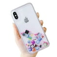 thumbnail image 1 of Liquid Glitter App Icons Bling Quicksand (Pink) Case Cover for Apple iPhone X, 1 of 1