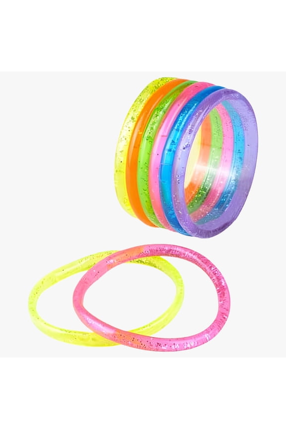 Liquid Glitter Bracelets - 12 per pack