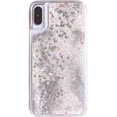thumbnail image 1 of Liquid Glitter Case Compatible with iPhone X, Hard Back Colorful Bling Quicksand (Gold Glitter), 1 of 1