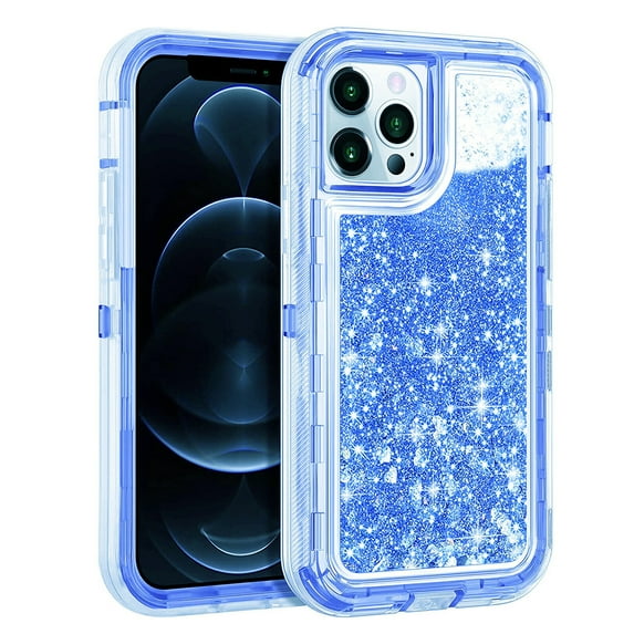 Liquid Glitter Cover For iPhone 14 Pro Max Plus, Soft TPU Protective Girls Women Phone Case