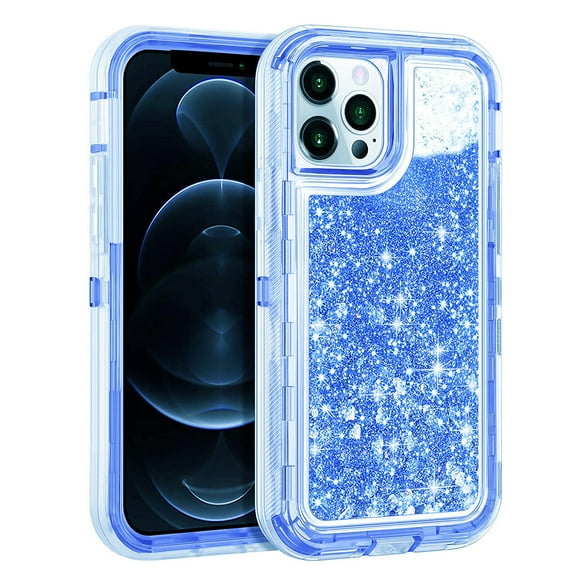 Liquid Glitter Cover For iPhone 14 Pro Max Plus, Soft TPU Protective Girls Women Phone Case