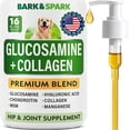 thumbnail image 1 of Liquid Glucosamine for Dogs - Hip & Joint Support with Chondroitin, MSM & Collagen - Easy-Serve Joint Pain Relief Supplement (16 fl oz), 1 of 8