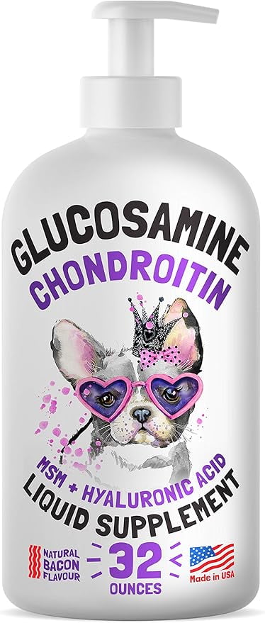 Picture of Liquid Glucosamine for Dogs Bacon Flavour Chondroitin MSM and ...