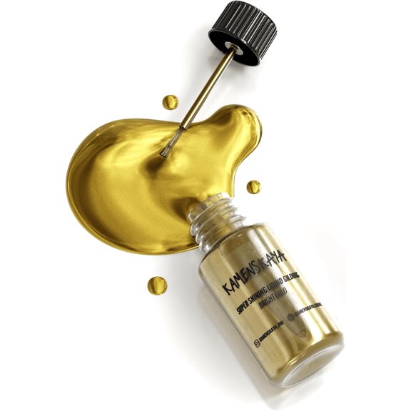Liquid Gold Leaf Paint - Alcohol Based Fast Drying Bright Gold Liquid Leaf, 0.68 fl oz (20 ml)