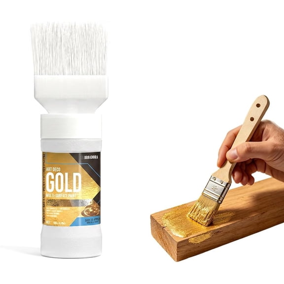 Liquid Gold Paint, Non-Fading Gold Paint Finish for Art, Canvas Painting, Wood Decor, Clay Crafts(wxx)