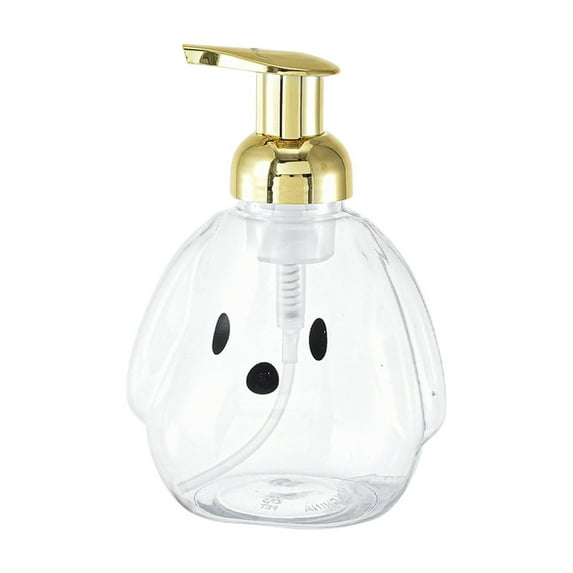 Liquid Hand Soap Dispenser Plastic Novelty Cute Decorative Refillable Hand Pump for Kitchen Countertops and Bathroom Sinks Holiday Gifts (C)