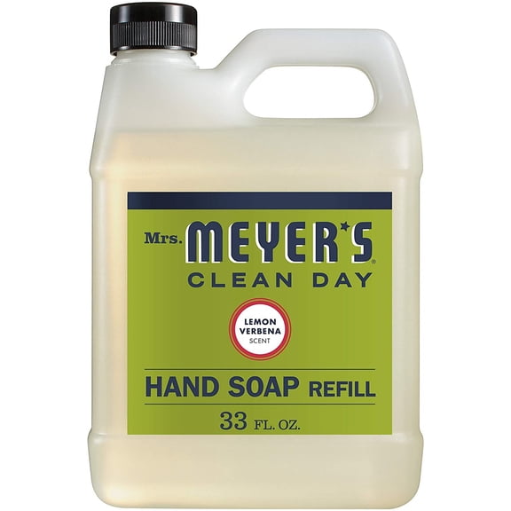 Liquid Hand Soap Refill Gallon with Lemon Verbena  Contains Olive Oil & Aloe Vera - Biodegradable Formula and Citrus Scent  33 Fluid Ounces, 975 ML, Pack of 1