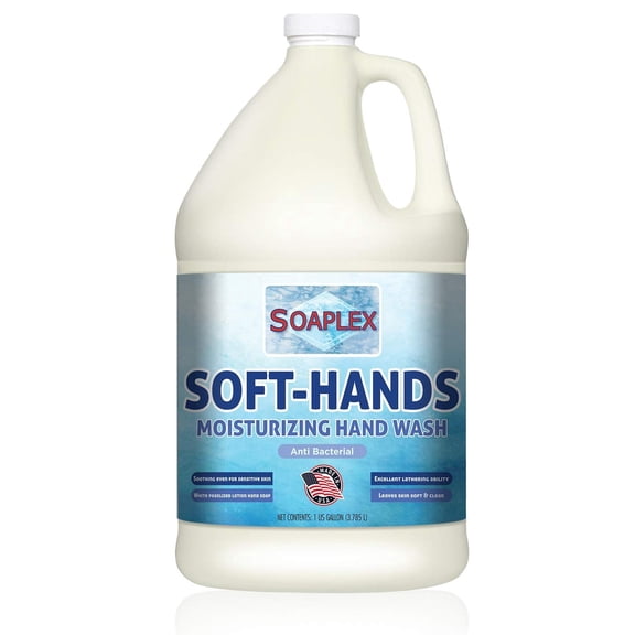 Liquid Hand Soap Refill - PH Balanced Handsoaps Ultra-Strength Soft-Hands Natural Moisturizing Hand Wash for Sensitive Skin - Made in USA - Hand Soap Refill 1 Gallon 128 oz White