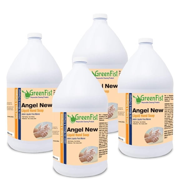 [ Liquid Hand Soap Wash Refill Biodegradable 4 X 128 ounce, (4 X 1 Gallons) 4 Pack