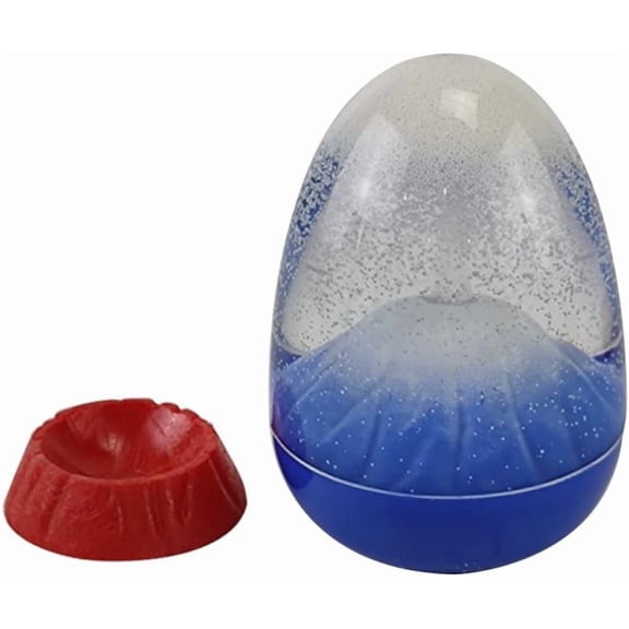 Unbranded Liquid Hourglass Sand Timer Volcanic Eruptions Floating Sand Calming Sensory Soothing Desktop Ornament 2 Minutes