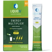 Liquid I.V. Energy Multiplier Energy Powder Packet Drink Mix, Yuzu Pineapple, 6 Ct