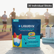 Liquid I.V. Hydration Multiplier, 30 Individual Serving Stick Packs in Resealable Pouch, Firecracker