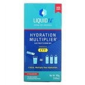 Liquid I.V., Hydration Multiplier, Electrolyte Drink Mix, Strawberry, 10 Individual Stick Packs, 0.56 oz