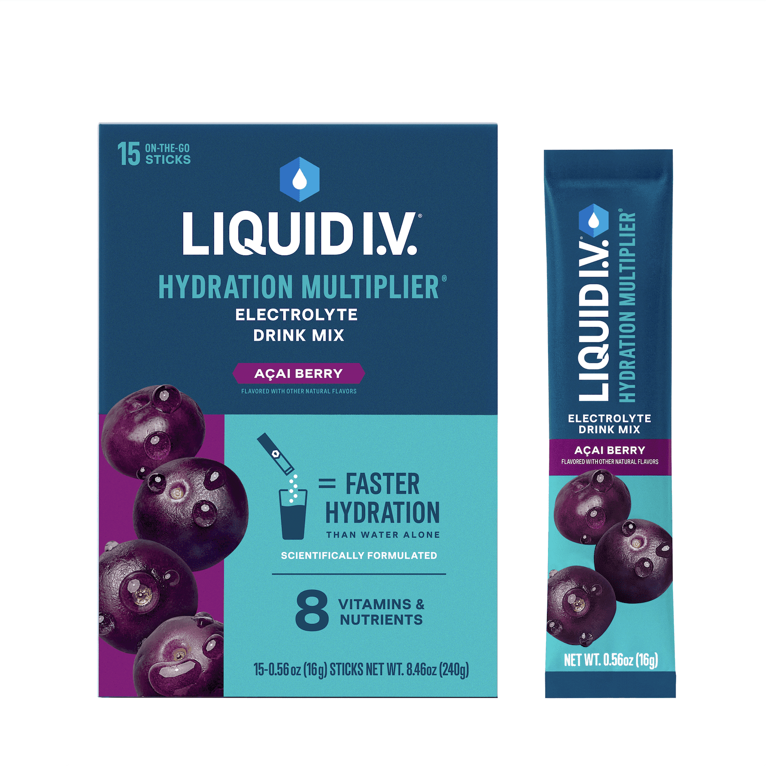 Liquid I.V.® Açaí Berry Hydration Multiplier® Powdered Electrolyte