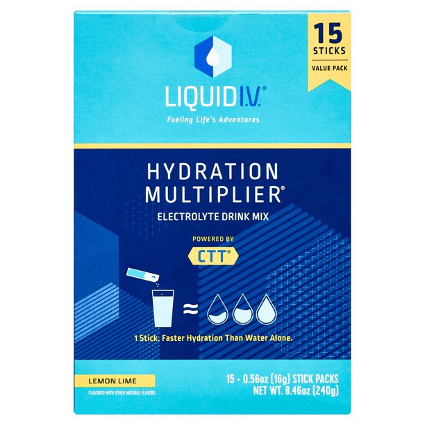 Liquid I.V. Hydration Multiplier Electrolyte Powder Packet Drink Mix