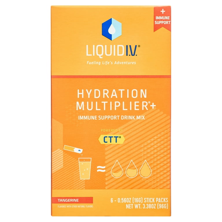 Liquid IV Hydration Multiplier Immune Support Drink Mix 0.56 Fl Oz